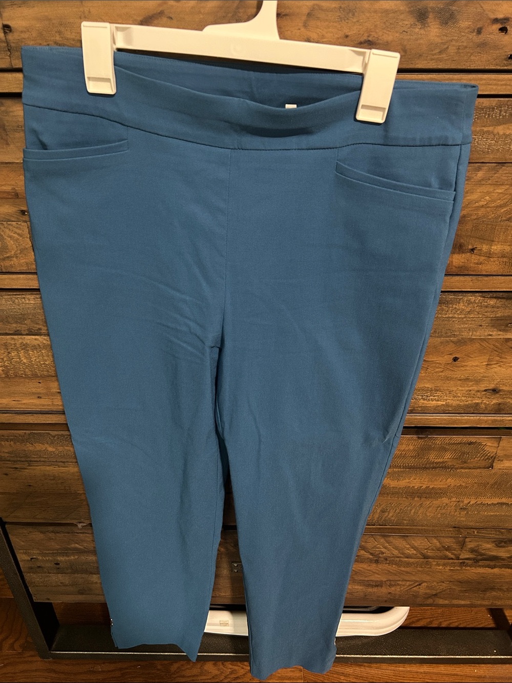 Chico's Brigitte Teal Blue Ankle Pants